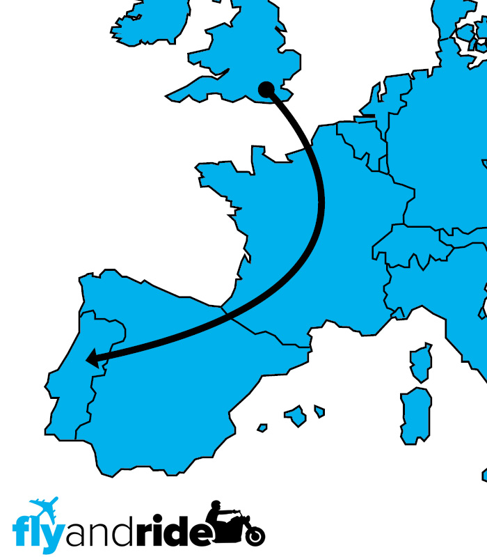 Motorcycle Transport UK to Portugal